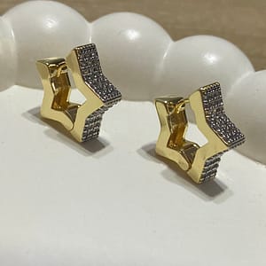 Yıldız Küpe Yan Silver